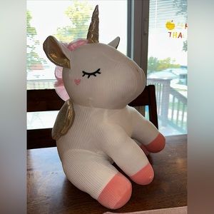 NEW! Large Stuffed White Unicorn Animal/Plush